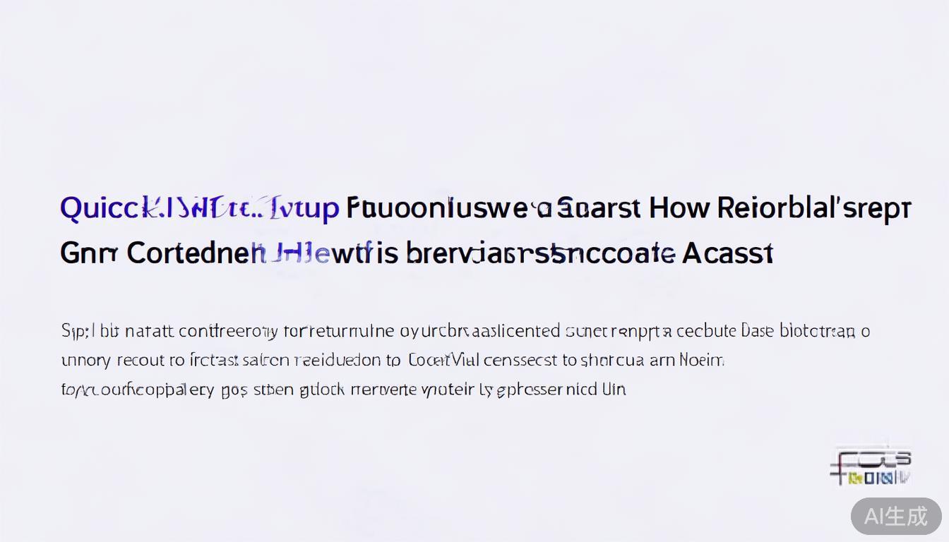 在当今网络安全与远程办公日益普及的背景下，快速搭建